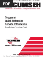Download Tecumseh Quick Reference and Troubleshooting for Engines and Transmissions 695933 by Adrian Tourle SN111363555 doc pdf