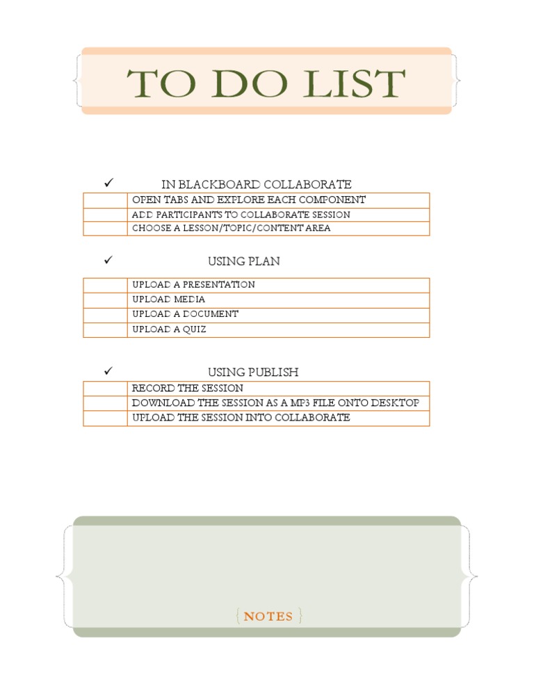 Collaborate Checklist | PDF | Career & Growth | Foreign Language Studies