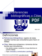 Referencias bibliográficas y citas optimizadas