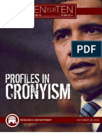 Profiles In Cronyism
