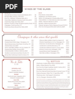 Restaurant Orsay Wine List - Jacksonville