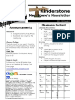 Newsletter Week 8 English 2012