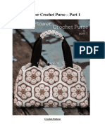 2african Flower Crochet Purse