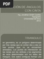 2.1 Medicion de Distancias (Medicion de Angulos Con Cinta)