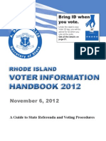 Voter Information Handbook 2012