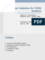 Multiuser Detection For CDMA Systems: Paper by A. Duel-Hallen, J. Holtzman, and Z. Zvonar, 1995