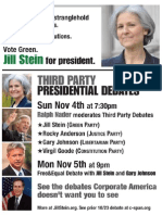 Third Party Debates Flyer (Jpeg) For 11-4 and 11-5