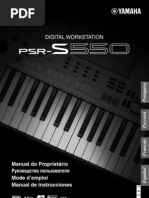 Download Manual Teclado Yamaha Psrs550 by Ronecleber Gis Ester SN111411212 doc pdf