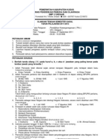 Soal Mid PKN 8 SMTR GSL TH 2010-2011