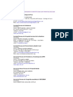 Sociedades Científicas Estomatológicas