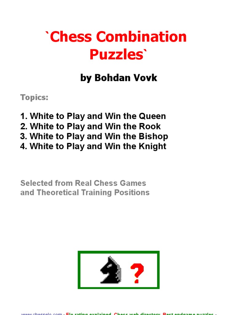 Blindfold Opening Visualization 100 Chess Puzzles - Martin B. Justesen, PDF, Chess Openings