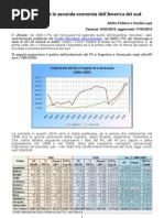 2009: Venezuela seconda economia dell'America del Sud