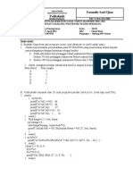 Soal Ujian Tengah Semester