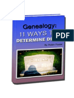 Genealogy: 11 Ways To Determine Death