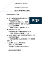 Itinerarios Lectores Anexo i Plan Lector