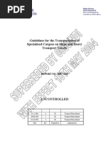 0007-6 Guidelines for the Transportation of Specialised Cargoes on Ships and Heavy Transport Vessels. SUPERSEDED