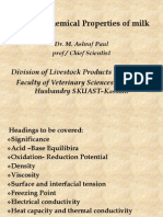 Physico-Chemical Properties of Milk