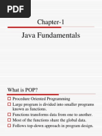 Chapter 1 Fundamentals of JAVA