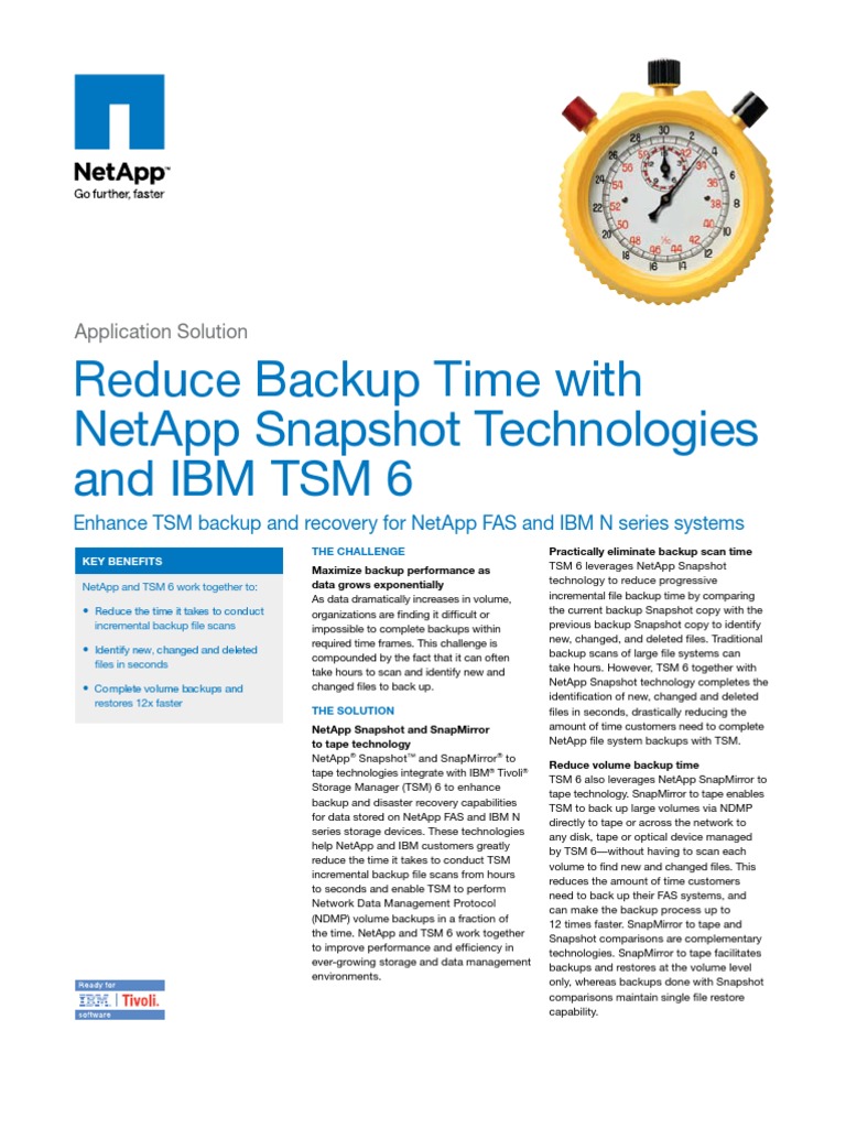 Netapp TSM | PDF