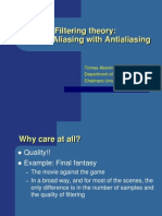 Filtering Theory: Battling Aliasing With Antialiasing