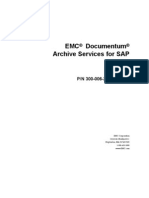 Archive Services For SAP User Guide 6 5