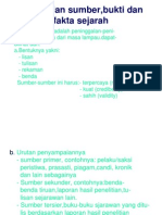 Pengertian Sumber, Bukti Dan Fakta Sejarah