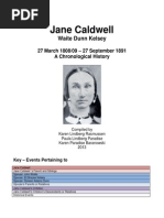 Caldwell, Jane Chronological History