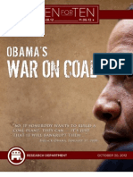 Obama's War On Coal - RNC "Ten For Ten" eBook Series