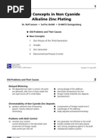 New Concepts Non Cyanide Alkaline Zinc