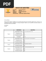 Atividades de Língua Portuguesa - 4º Ano (Descritores)