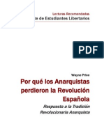 Por Qué Los Anarquistas Perdieron La Revolución Española