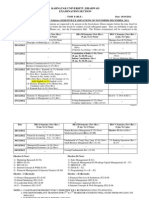 Bba Time Table