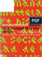 Mattelart Armand - Historia de La Sociedad de La Informacion