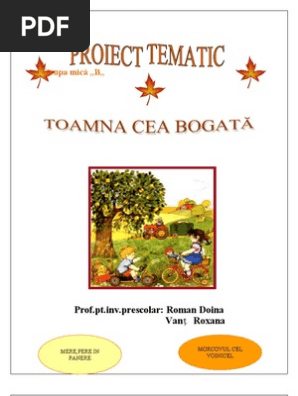 Proiect Tematic Toamna Bun Roxana