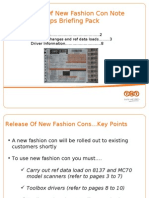 Release of New Fashion Con Note Ops Briefing Pack