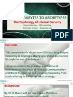 From Terabytes to Archetypes - The Psychology of Inernet Security (ESOMAR Krakow March 2012)