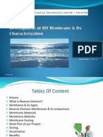 Development of RO Membrane & Its Characterization2003.ppt