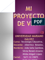 Presentacion Mi Proyecto de Vida