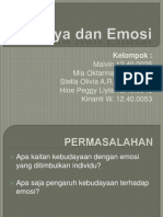 Budaya Dan Emosi