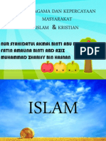 Nilai Agama Dan Kepercayaan Masyarakat Islam Dan Kristian