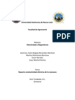 Conductividad Eléctrica de La Manzana