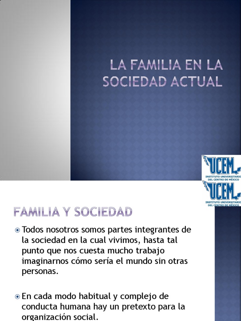 Crisis de la familia actual | PDF | Familia | Sociedad