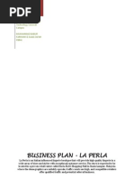 Download Business Plan - La Perla by Babur Farrukh SN111538180 doc pdf