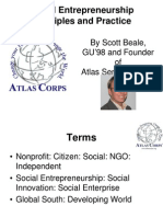 Social Entrepreneurship Principles and Practice