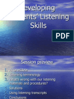 Developing Students' Listening Skills