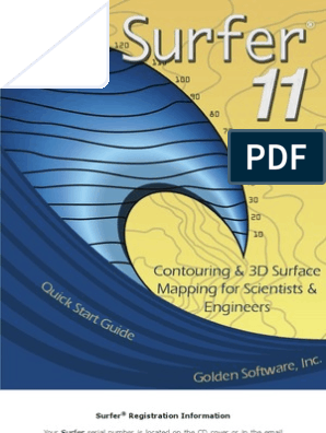 Surfer 11 software