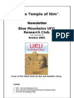 The Temple of Nim Newsletter - October 2005