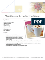 Mockaccino Fondant Puddings