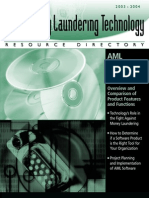 Anti-Moneylaunderingtechnology: Aml Technology P Roducts & Services