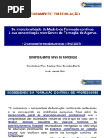 Silvério Conceição - PPT para defesa de Tese de Doutoramento